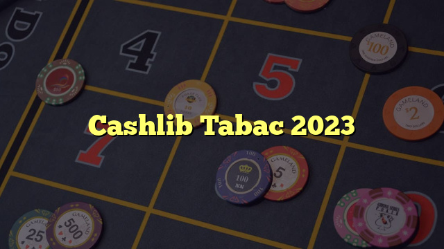 Cashlib Tabac 2023