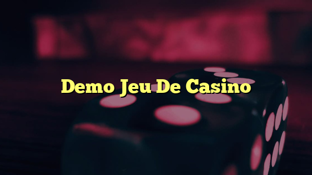 Demo Jeu De Casino