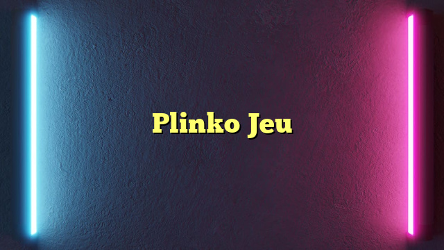 Plinko Jeu